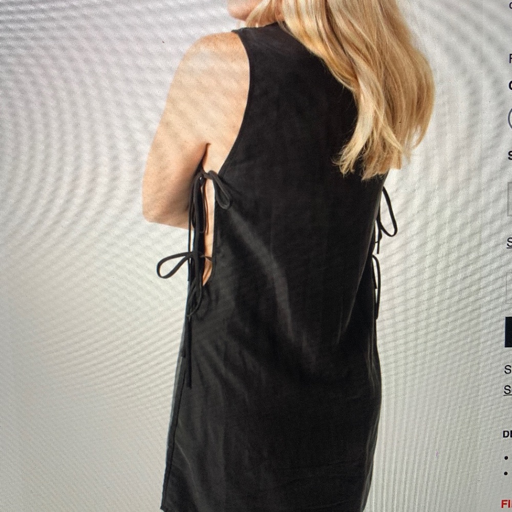 Sage the Label, Mode side tie mini dress